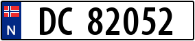 Truck License Plate